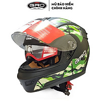 Nón bảo hiểm phượt Full Face GRO ST11, kiểu dáng thể thao trẻ trung, hiện đại- Hàng chính hãng