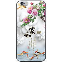 Ốp Lưng Dành Cho iPhone 6/ 6S Và iPhone 6 Plus/ 6S Plus - Chim Cá Nền Hoa Trắng