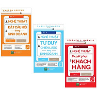 Combo 3 Cuốn Sách Kinh Doanh Hay: Nghệ Thuật Đặt Câu Hỏi Trong Kinh Doanh + Nghệ Thuật Tư Duy Chiến Lược Trong Kinh Doanh + Nghệ Thuật Thuyết Phục Khách Hàng ( Tặng Kèm PostCard GreendLife)