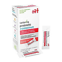Kids Probiotic Plus Colostrum by UpSpring Baby - Powder Supplement – Colostrum Provides Ultimate Immunity - Supports Immune System, Colic, Gas and Constipation - 30 Packets