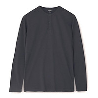 Áo thun nam dài tay cổ trụ Prime Henley Cotton Compact Premium thương hiệu Coolmate