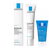Combo Kem Dưỡng Giảm Mụn, Ngừa Vết Thâm, Se Nhỏ Lỗ Chân Lông La Roche-Posay Effaclar Duo+ M694050 (40ml) + Gel Rửa Mặt Dành Cho Da Dầu Nhạy Cảm La Roche-Posay Effaclar Purifying Foaming Gel 100771312 (50ml)