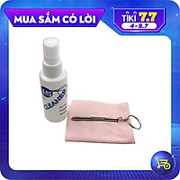 Combo nước rửa kính và khăn lau kính (Tặng kèm bộ ốc vít)