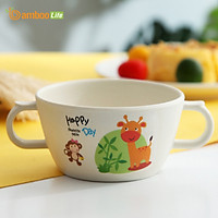 Chén bát ăn cho bé Chén bát ăn dặm từ sợi tre Bamboo Life cho bé BL1809 hàng chính hãng Dụng cụ ăn dặm Đồ dùng ăn dặm cho bé