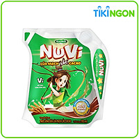 Túi NuVi Thức uống Sữa Lúa mạch Lắc Cacao túi 110 ml - Giao ngẫu nhiên