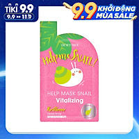Mặt Nạ Ốc Sên Dưỡng Trắng Da Cấp Ẩm Và Chống Lão Hóa Dewytree Help Mask Snail Vitalizing (1 Miếng)