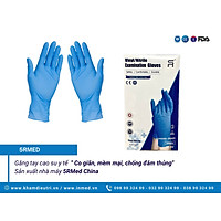 Găng Tay Cao Su Y Tế Mix Vinyl/Nitrile 5R Med Không Bột, Không Gây Kích Ứng, Co Giãn Tốt, Khả Năng Chịu Lực, Chống Đâm Thủng Vượt Trội, Hộp 100 chiếc