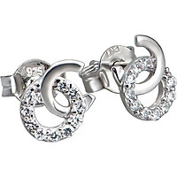 Bông tai bạc đính đá PNJSilver XM00K000141-BO