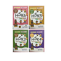 Combo 4 cuốn bộ đề luyện thi năng lực Hán ngữ HSk3+ Hsk4+Hsk5+Hsk6. ( Tặng sổ tay )</span
