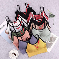 Áo Bra thể thao dáng croptop - Áo Bra không gọng MANBEIER dáng thể thao năng động cho chị em cá tính FreeSize dưới 58kg