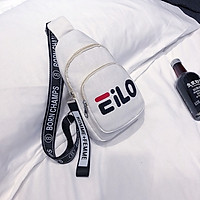 IELGY Spring and summer new small bag women 2020 new tide Korean version of wild slung shoulder bag letters canvas leisure chest bag