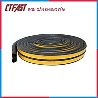Cuộn 10 Mét Ron Dán Khung Cửa Giảm Tiếng Ồn Va Đập, Ngăn Bụi, Ngăn Côn Trùng Size 4 mm 6 mm 8 mm 10 mm - Hàng Chính Hãng