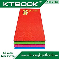 Gói 10 cuốn Sổ Bìa cứng Màu Kim Tuyến Thần Tài 160 trang kích thước 10 x 15 cm (10 cuốn/gói)