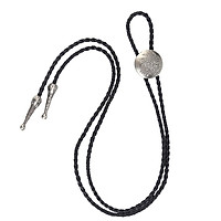 Western Mens Antique Silver Indian Bolo Neck Tie Gentleman Cowboy Accessory