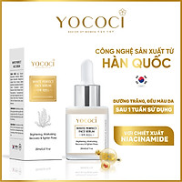 Serum dưỡng trắng da mặt Yococi giúp phục hồi sáng da, căng bóng ngăn ngừa lão hóa se khít lỗ chân lông White Perfect Face Serum 20ml