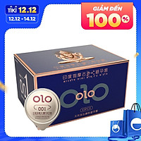 Bao cao su 0.01 OLO xanh, siêu mỏng, mát lạnh, kéo dài thời gian quan hệ - Hộp 10 bcs