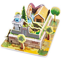Đồ chơi tranh ghép mô hình 3D bằng giấy xốp EPS , Đồ chơi giáo dục cho trẻ nhỏ