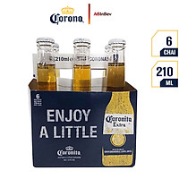 Lốc 6 chai bia Coronita Extra 210ml