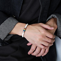 Vòng tay LGBT nam nữ lục sắc rainbow pride Deoji Chính Hãng