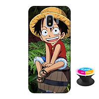 Ốp lưng nhựa dẻo dành cho Samsung J2 Pro in hình Luffy - Tặng Popsocket in logo iCase - Hàng Chính Hãng