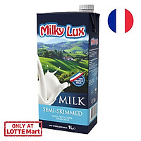 Sữa Tươi Tiệt Trùng Ít Béo 1.5% Milky Lux Không Đường Hộp 1L
