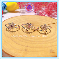 Nhẫn Nữ Hoa Anh Đào Nhật Bản Mạ Bạc 925
