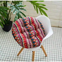 Đệm Tròn Ngồi Bệt , Đệm Lót Ghế Xinh Xắn LIDACO Phong Cách Nhật Bản Kích Cỡ 45x5cm