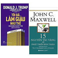 Combo 2 Cuốn :D.Trump - Tôi Đã Làm Giàu Như Thế + 15 Nguyên Tắc Vàng Về Phát Triển Bản Thân ( Hai Cuốn Sách Góp Phần Giúp Bạn Thành Công )