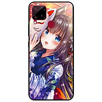 Ốp lưng dành cho Realme C15 mẫu Cô Gái Neko