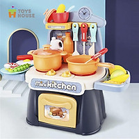 Bộ đồ chơi hướng nghiệp nấu ăn nhà bếp cho bé từ 3 tới 8 tuổi Toyshouse 889-173