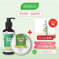 Combo Dầu Gội & Kem Ủ Bưởi Kích Thích Mọc Tóc & Phục Hồi Hư Tổn Từ Tinh Dầu Bưởi Nguyên Chất MILAGANICS (550ml/ Bộ)