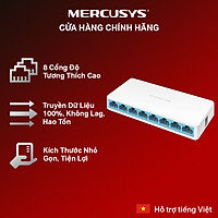 Bộ Chia Mạng 8 Cổng Mercusys MS108 (10/100Mbps) - Hàng Chính Hãng