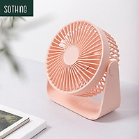 Sothing Desktop Fan Portable USB Fan Mini Aroma Diffuser 360 Degrees Wind Direction Ultra Quiet Summer Cooler Micro USB