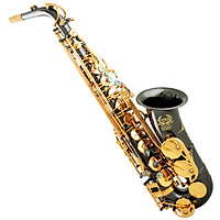Medway E-flat alto sax instrument professional performance test alto saxophone black nickel gold MAS-706