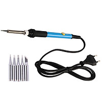 Mỏ hàn thiếc 220V 60W điều chỉnh nhiệt độ kèm phụ kiện - CK10
