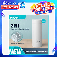 VIOMI Electric Thermos Bottle Cup Portable Bottle Stainless Steel Heating Thermal Mug for Tea Coffee Milk Powder Travel