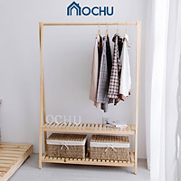 Giá Treo Quần Áo Bằng Gỗ Thông OCHU - A Hanger 2F Size L