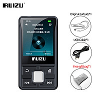 RUIZU X55 With Back Clip Sport Bluetooth MP3 Player 8GB Mini Color Screen Audio Player Support TF Card With Recording E-Book Clock Pedometer Music Player