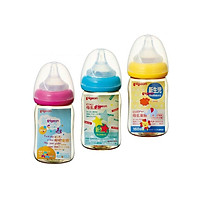 Bình Sữa Cổ Rộng Pigeon nhựa PPSU PLUS 160ml (Giao màu ngẫu nhiên)