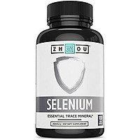 Selenium 200mcg for Thyroid, Prostate and Heart Health - Essential Trace Mineral with Superior Absorption - Yeast Free - 100 Once Daily Vegetable Capsules - Manufactured in The USA