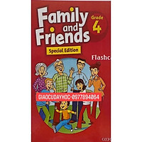 Flashcards Family and Friends Special 4-bản tỉnh- Size A5- 2 mặt-ép Plastics