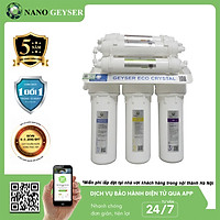 Máy lọc nước Nano Geyser ECO CRYSTAL 8 cấp công nghệ lọc UF - Hàng Chính Hãng