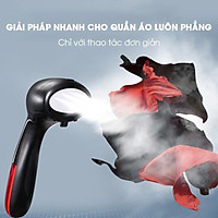 Bàn Là Hơi Nước Cầm Tay Cao Cấp GARMENT STEAMER Đỏ đen, bàn ủi hơi nước gấp gọn - Tiện lợi, chính hãng