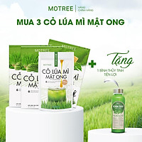 Bột cỏ lúa mì mật ong MOTREE sấy thăng hoa công nghệ Nhật Bản hộp 50gr