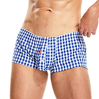 SEOBEAN Quần Lót Nam Đồ Ngủ Phòng Chờ Quần Short Cotton Kẻ Sọc Mỏng Nhà Nam Boxer Bộ Đồ Ngủ Ngủ Đáy