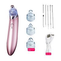 Anself Electric Blackhead Remover with Acne Removal Kit Facial Pore Cleanser USB Rechargeable 4-in-1 Vacuum Blackhead Acne
