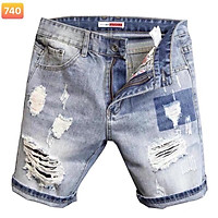 QUẦN SHORT JEAN NAM CHẤT BÒ CO GIÃN MẪU MỚI SIÊU HOT THỜI TRANG CAO CẤP AQ070