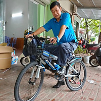 Xe Đạp Thể Thao Địa Hình Kèm Giỏ, Garbaga, Bình Nước Bánh To Kèm Ảnh Thật