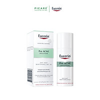 Kem Dưỡng Làm Sáng Da Chống Nắng Dành Cho Da Nhờn Mụn Eucerin Pro Acne Day Mat Whitening SPF 30 (50ml)