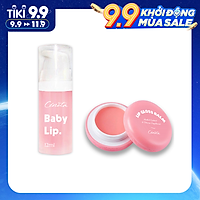 Bộ đôi Khử thâm Làm hồng Dưỡng môi Cenota cho môi Hồng Căng mướt Mềm mịn